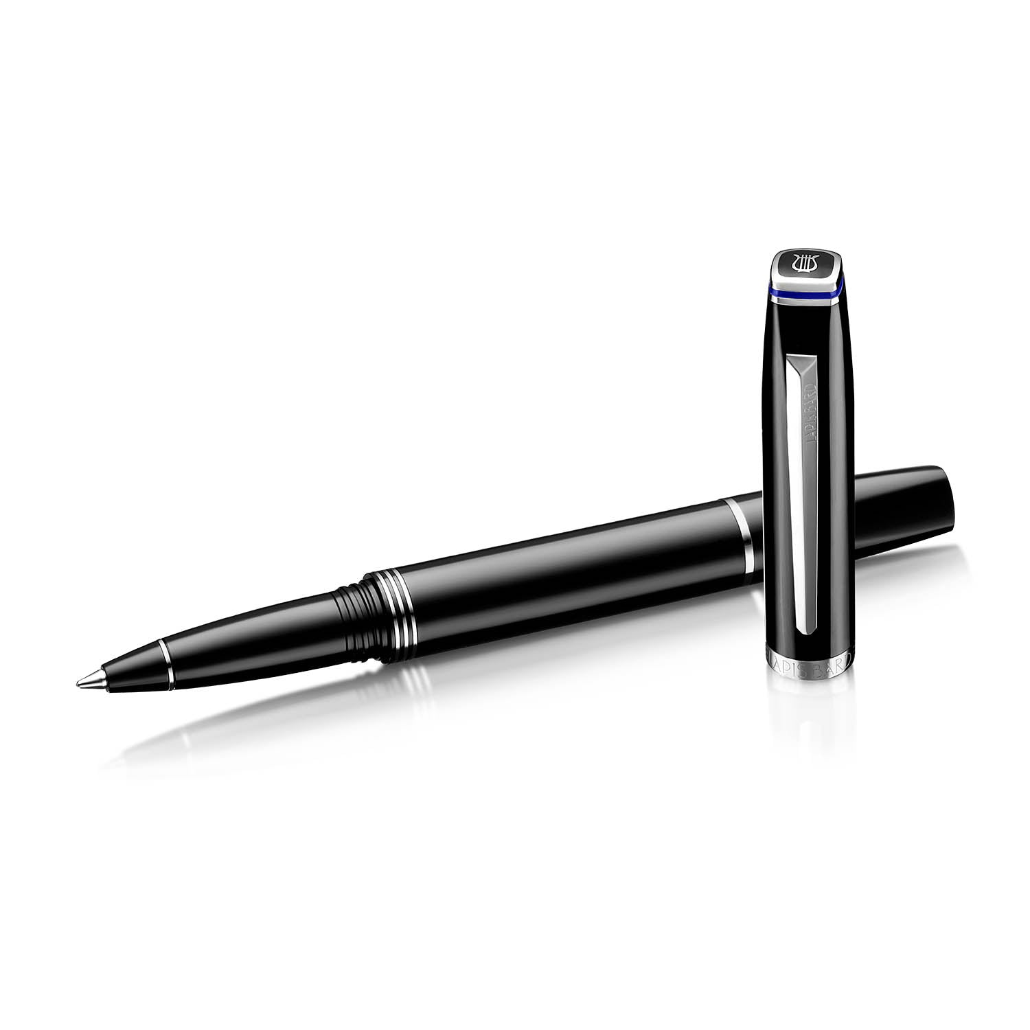 Contemporary Black Rollerball Pen