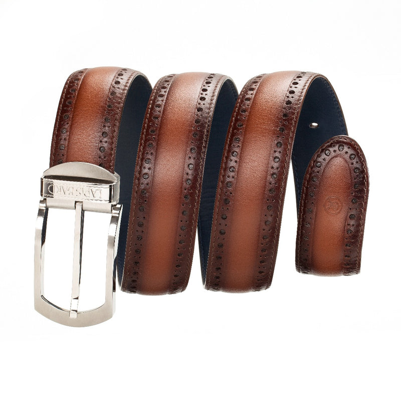 Southwark Brogue Leather Belt