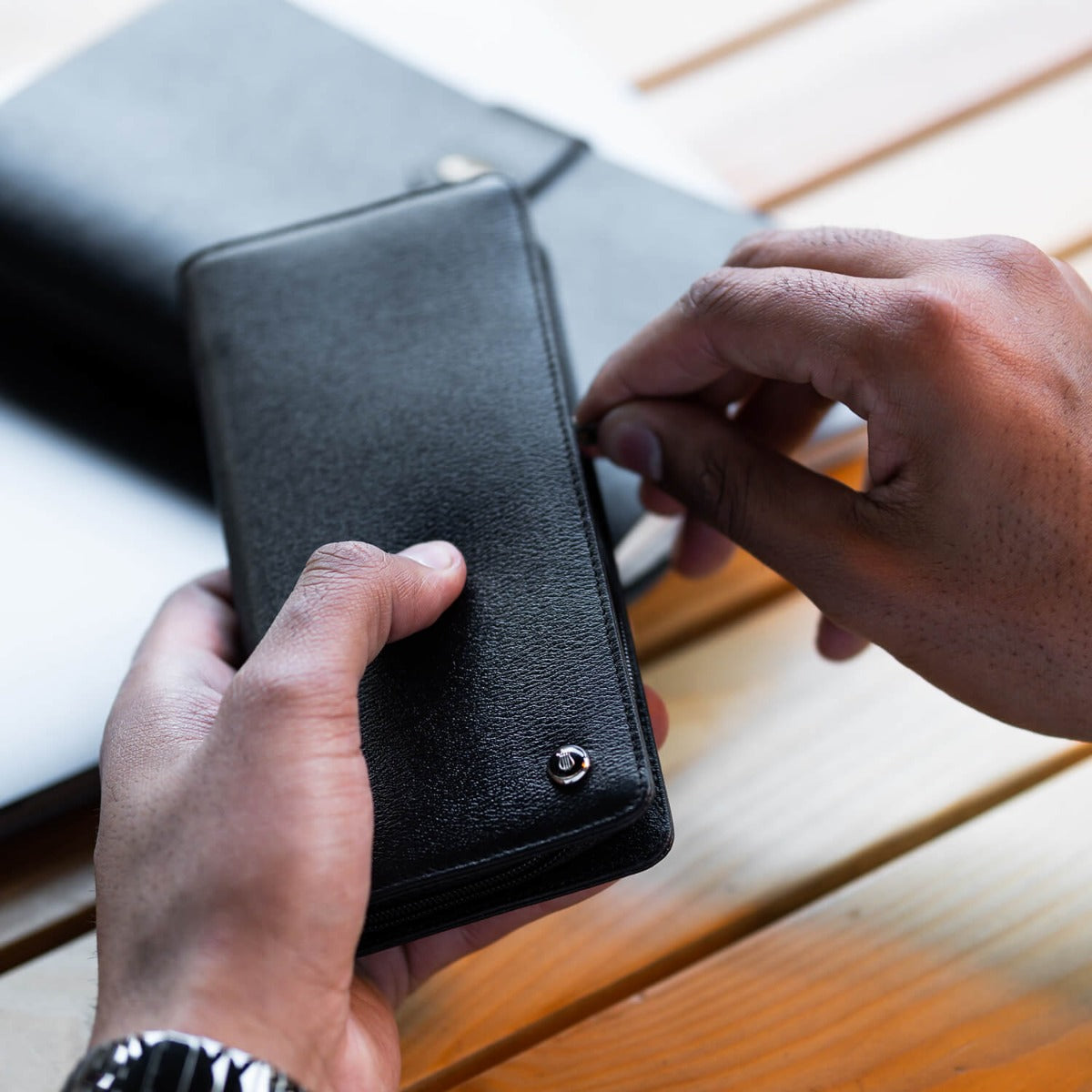 Belgravia Leather Pen Case