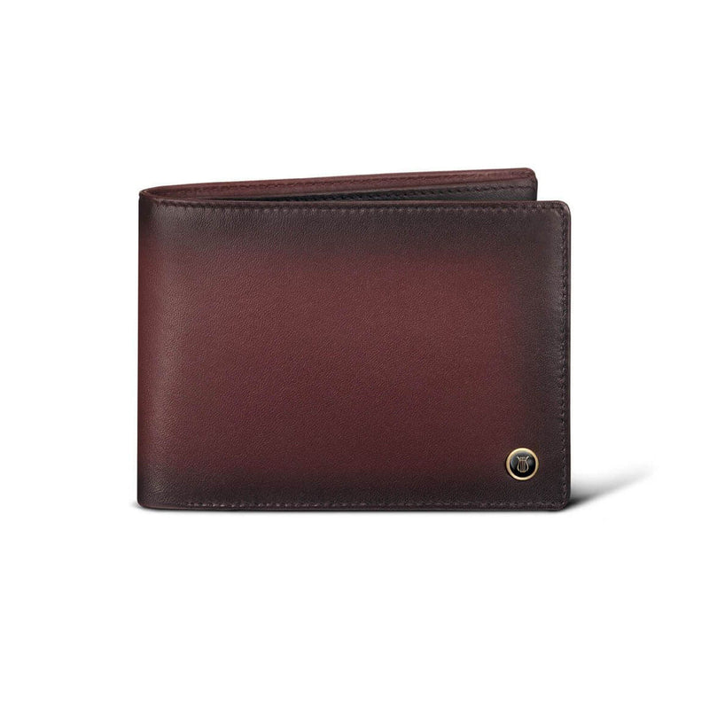 Solo Soprani men's vertical leather wallet 35189P102 bordeaux