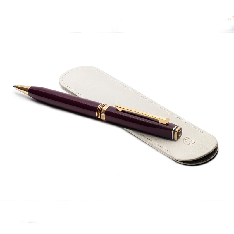 Contemporary Bordeaux Pen and Ducorium Wallet Set