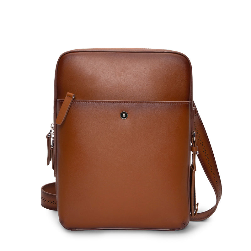 Kent Cognac Crossbody Travel Bag